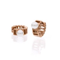 Náušnice 70026 - SS Rose gold