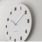 Velké bílé dřevěné hodiny LAVVU WHITE