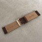 Tmavě hnědý hladký řemínek LAVVU PLAIN z luxusní kůže Top Grain - 24
