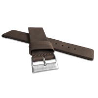 Tmavě hnědý hladký řemínek LAVVU PLAIN z luxusní kůže Top Grain - 22