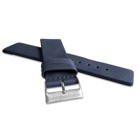 Modrý hladký řemínek LAVVU PLAIN z luxusní kůže Top Grain - 22