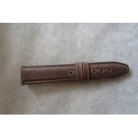 Polstrovaný tmavě hnědý prošitý řemínek LAVVU CLASSIC z luxusní kůže Top Grain - 22