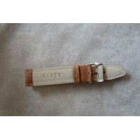 Polstrovaný hnědý prošitý řemínek LAVVU CLASSIC z luxusní kůže Top Grain - 18