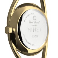 Zlaté dámské hodinky MINET ICON ALL GOLD MESH