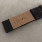 Černý hladký řemínek LAVVU PLAIN z luxusní kůže Top Grain - 20