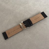 Černý hladký řemínek LAVVU PLAIN z luxusní kůže Top Grain - 22