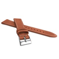 Přírodně barvený hnědý řemínek LAVVU NATURE z kůže Top Grain - 22