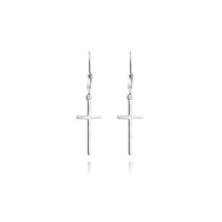 Stříbrné náušnice MINET KŘÍŽE