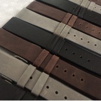 Černý hladký řemínek LAVVU PLAIN z luxusní kůže Top Grain - 16