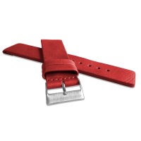 Červený hladký řemínek LAVVU PLAIN z luxusní kůže Top Grain - 22