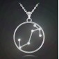 Stříbrný náhrdelník MINET Stars ŠTÍR Czech Crystal