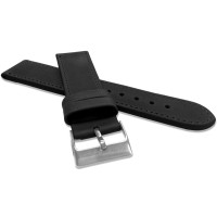 Černý prošitý řemínek LAVVU SPORT z luxusní kůže Top Grain - 28