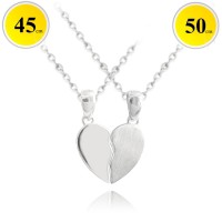 MINET Stříbrné náhrdelníky FOREVER LOVE