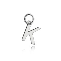 MINET Stříbrný přívěs drobné písmeno "K"