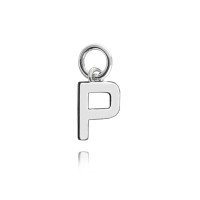 MINET Stříbrný přívěs drobné písmeno "P"