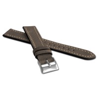 LAVVU Tmavě hnědý řemínek RETRO z luxusní kuže Top Grain - 24