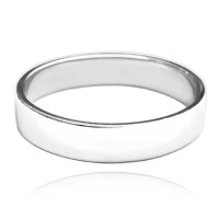 MINET Stříbrný snubní prsten vel. 78