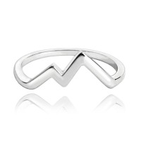 MINET Cestovatelský stříbrný prsten HORY vel. 59