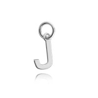 MINET Stříbrný přívěs drobné písmeno "J"