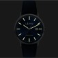 LAVVU Modré pánské hodinky se safírovým sklem Copenhagen Titanium Blue