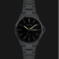 LAVVU Stylové pánské hodinky TRONES Black 100M