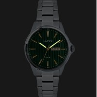 LAVVU Stylové pánské hodinky TRONES Green & Gold 100M