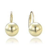 MINET Zlaté náušnice kuličky Au 585/1000 2,80g