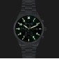 LAVVU Pánské titanové hodinky PILOT Chronograph Emerald Green 100M Sapphire