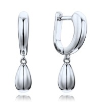 MINET Elegantní stříbrné náušnice