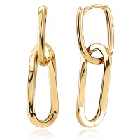 MINET Moderní zlaté náušnice Au 585/1000 1,75g