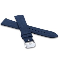 LAVVU Modrý prošitý řemínek SUEDE z luxusní kůže Top Grain - 16