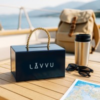 LAVVU Ocelové pánské hodinky FOSEN Green
