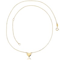 MINET Zlatý náhrdelník se srdíčkem Au 585/1000 1,90g