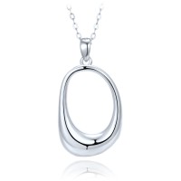 MINET Moderní stříbrný náhrdelník