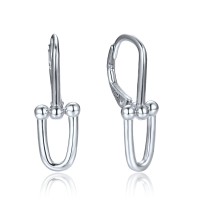 MINET Moderní stříbrné náušnice