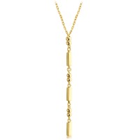 MINET Moderní zlatý náhrdelník Au 585/1000 3,05g